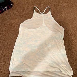 blue workout tank, i love it but this is not my size anymore, size xsmall
